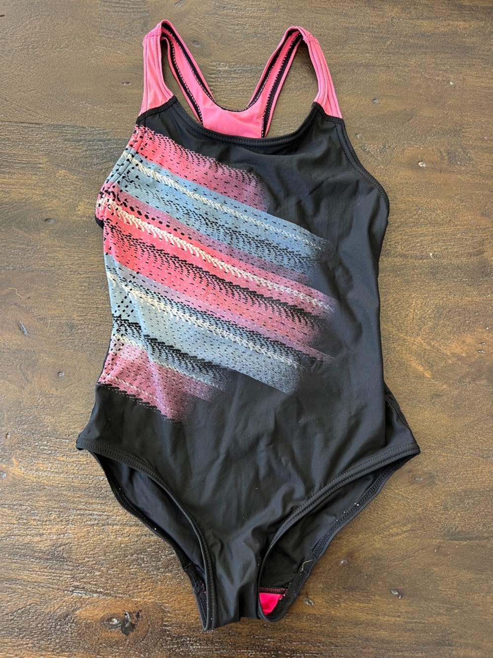 Slazenger Girls Racing Swimsuit - 9/10 years
